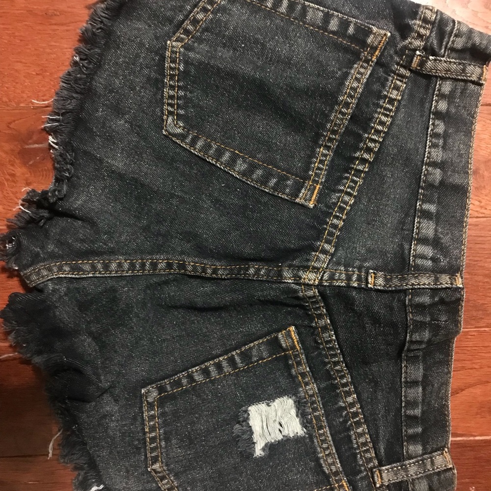 NWT forever 21 charcoal denim shorts